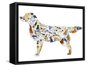 Dog-Louise Tate-Framed Stretched Canvas