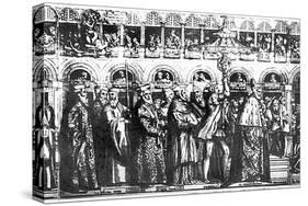 Dogal Procession, C.1555-60-Matteo Pagani-Stretched Canvas