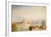 Dogana and Santa Maria Della Salute, Venice, 1843-Joseph Mallord William Turner-Framed Art Print