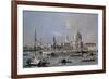 Dogana of Venice-Francesco Guardi-Framed Premium Giclee Print