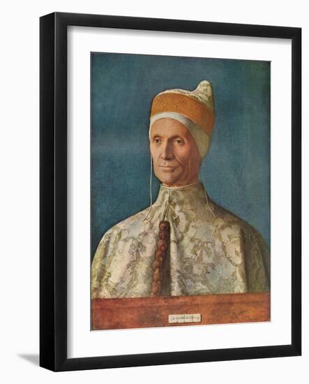 Doge Leonardo Loredan, 1501-2, (1911)-Giovanni Bellini-Framed Giclee Print