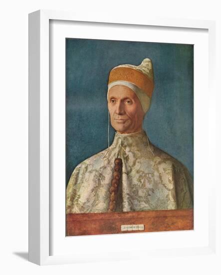 Doge Leonardo Loredan, 1501-2, (1911)-Giovanni Bellini-Framed Giclee Print