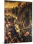 Doge of Venice Enrico Dandolo and His Crusaders Storming City of Zadar in 1202-null-Mounted Giclee Print