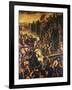 Doge of Venice Enrico Dandolo and His Crusaders Storming City of Zadar in 1202-null-Framed Giclee Print