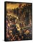 Doge of Venice Enrico Dandolo and His Crusaders Storming City of Zadar in 1202-null-Framed Stretched Canvas