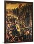 Doge of Venice Enrico Dandolo and His Crusaders Storming City of Zadar in 1202-null-Framed Giclee Print