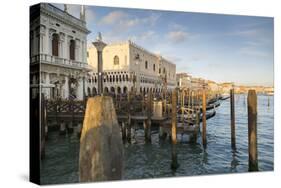 Doge's Palace and Grand Canal, Venice, UNESCO World Heritage Site, Veneto, Italy, Europe-Frank Fell-Stretched Canvas