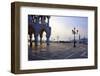 Doge's Palace and Piazzetta against San Giorgio Maggiore in early morning light, Venice, UNESCO Wor-Hans-Peter Merten-Framed Photographic Print