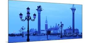 Doge's Palace and Piazzetta against San Giorgio Maggiore in early morning light, Venice, UNESCO Wor-Hans-Peter Merten-Mounted Photographic Print