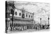 Doge's Palace and Piera Del Bando-null-Stretched Canvas