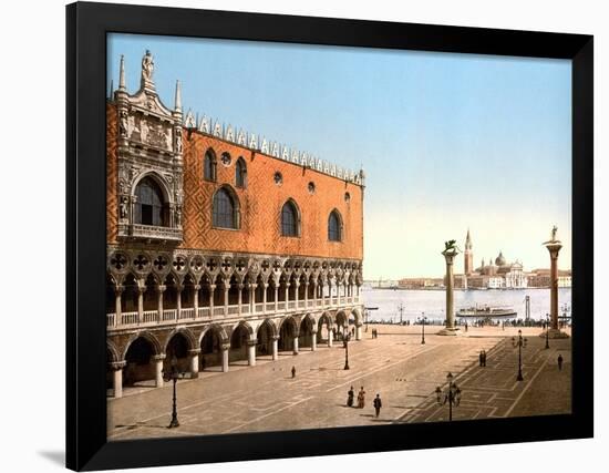 Doge's Palace and the Piazzetta, 1890s-Science Source-Framed Giclee Print