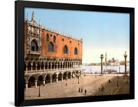 Doge's Palace and the Piazzetta, 1890s-Science Source-Framed Giclee Print