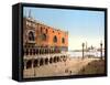 Doge's Palace and the Piazzetta, 1890s-Science Source-Framed Stretched Canvas