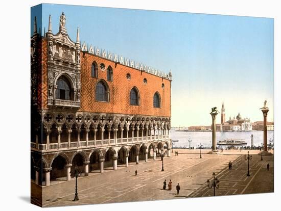 Doge's Palace and the Piazzetta, 1890s-Science Source-Stretched Canvas