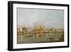 Doge's Palace and View of St. Mark's Basin, Venice-Francesco Guardi-Framed Giclee Print