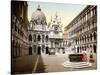 Doge's Palace Courtyard, 1890s-Science Source-Stretched Canvas
