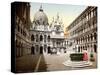 Doge's Palace Courtyard, 1890s-Science Source-Stretched Canvas