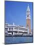 Doges Palace and the Campanile, St. Marks Square, Venice, Unesco World Heritage Site, Veneto, Italy-Guy Thouvenin-Mounted Photographic Print