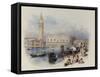 Doges Palace, Venice-Myles Birket Foster-Framed Stretched Canvas