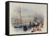 Doges Palace, Venice-Myles Birket Foster-Framed Stretched Canvas