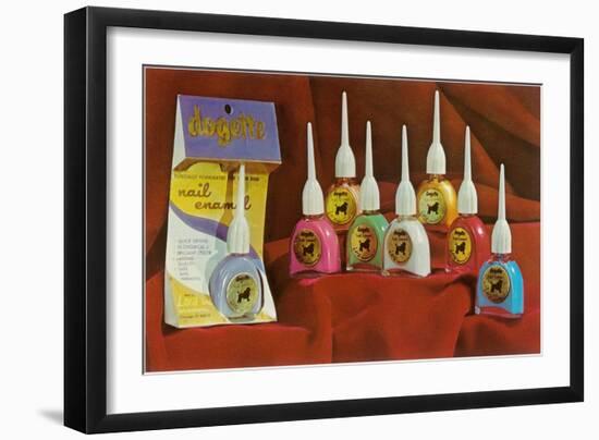 Dogette Nail Enamel-null-Framed Art Print