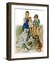 "Doggie Beggars,"May 31, 1930-Ellen Pyle-Framed Giclee Print