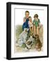 "Doggie Beggars,"May 31, 1930-Ellen Pyle-Framed Giclee Print