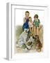 "Doggie Beggars,"May 31, 1930-Ellen Pyle-Framed Giclee Print