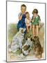 "Doggie Beggars,"May 31, 1930-Ellen Pyle-Mounted Giclee Print