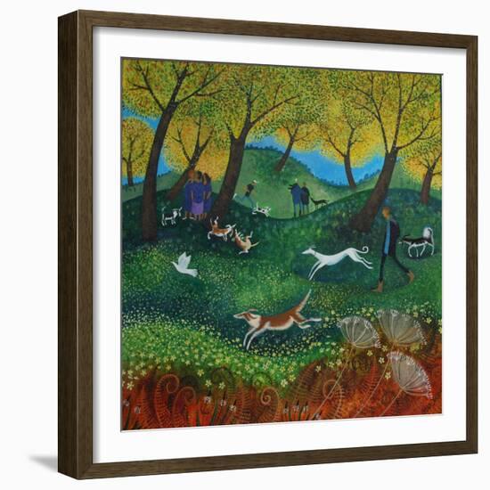 Doggie Pals, 2012,-Lisa Graa Jensen-Framed Giclee Print