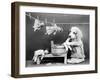 Doggy Laundress-null-Framed Photographic Print