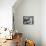 Doggy Laundress-null-Mounted Photographic Print displayed on a wall