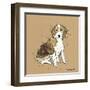 Doggy Tales III-Clare Ormerod-Framed Giclee Print