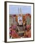 Dogon Tribesman Wearing Antelope Mask and Headress, Mali, Africa-Simon Westcott-Framed Photographic Print