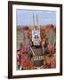Dogon Tribesman Wearing Antelope Mask and Headress, Mali, Africa-Simon Westcott-Framed Photographic Print