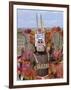 Dogon Tribesman Wearing Antelope Mask and Headress, Mali, Africa-Simon Westcott-Framed Photographic Print