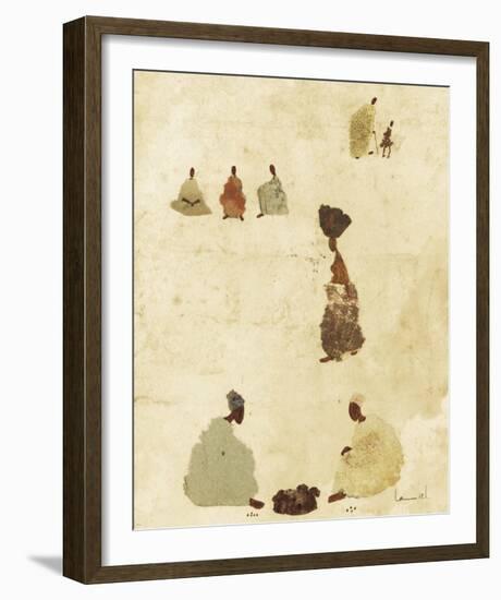 Dogon Village II-Lamiel-Framed Art Print