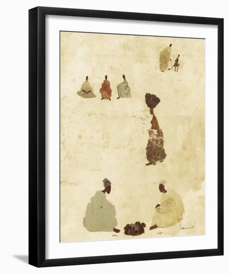 Dogon Village II-Lamiel-Framed Art Print