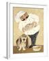 Dogs and Pasta-Carole Katchen-Framed Art Print