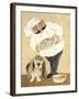 Dogs and Pasta-Carole Katchen-Framed Art Print