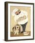 Dogs and Pasta-Carole Katchen-Framed Premium Giclee Print