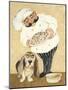 Dogs and Pasta-Carole Katchen-Mounted Premium Giclee Print