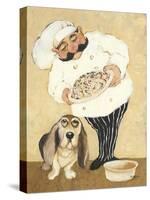 Dogs and Pasta-Carole Katchen-Stretched Canvas