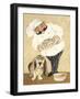 Dogs and Pasta-Carole Katchen-Framed Art Print