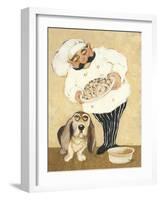 Dogs and Pasta-Carole Katchen-Framed Art Print