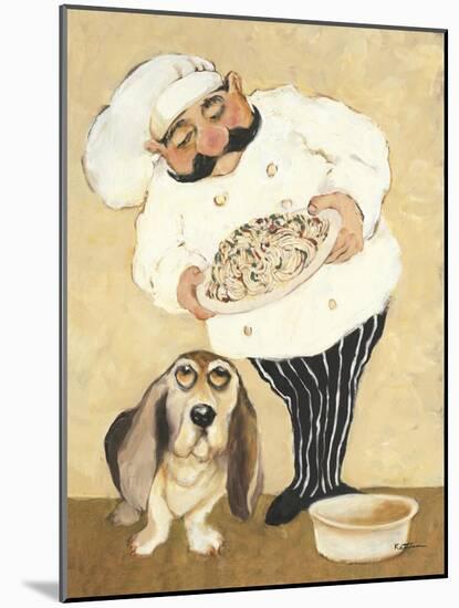 Dogs and Pasta-Carole Katchen-Mounted Art Print