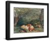 Dogs and Pheasant, 1840-Richard Ansdell-Framed Premium Giclee Print