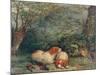 Dogs and Pheasant, 1840-Richard Ansdell-Mounted Giclee Print