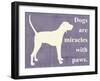 Dogs are Miracles with Paws-Vision Studio-Framed Art Print