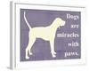 Dogs are Miracles with Paws-Vision Studio-Framed Art Print